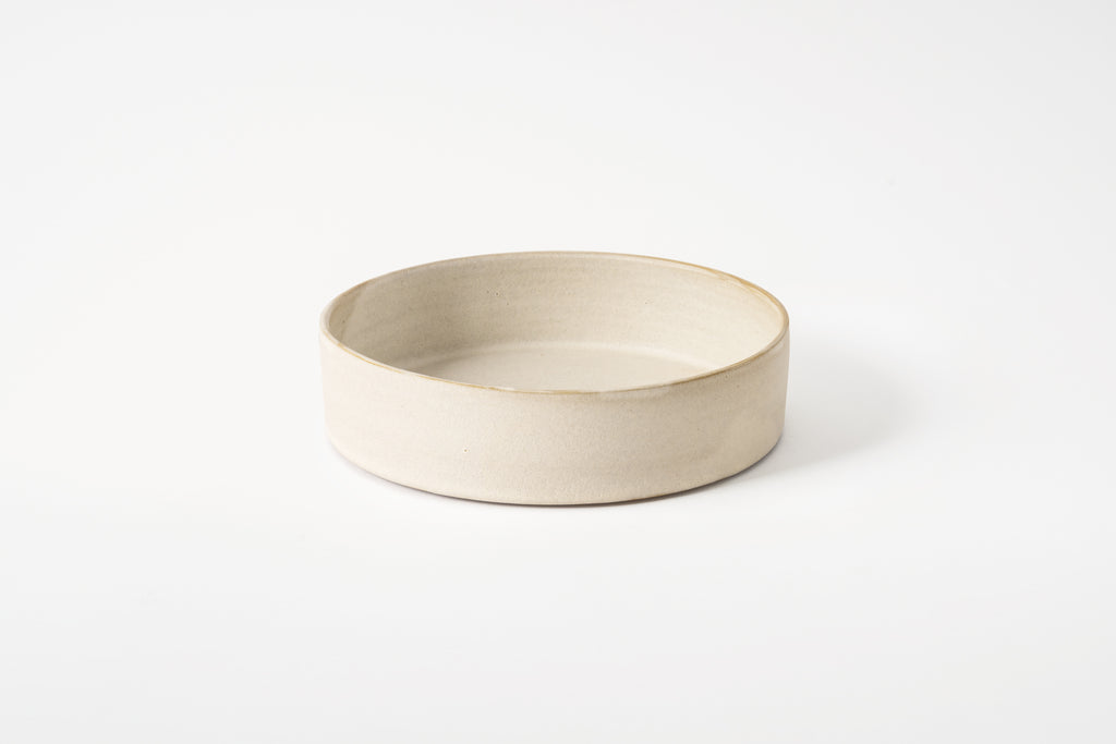 Shallow Bowl Medium, Matte White
